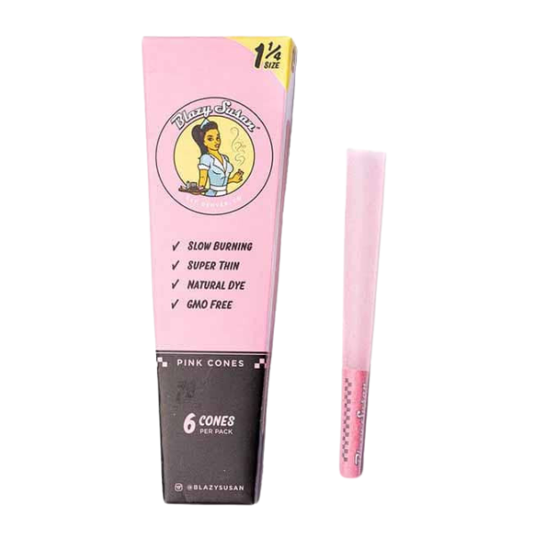 Blazy Susan Pink Cones / 1 & 1/4 6pk